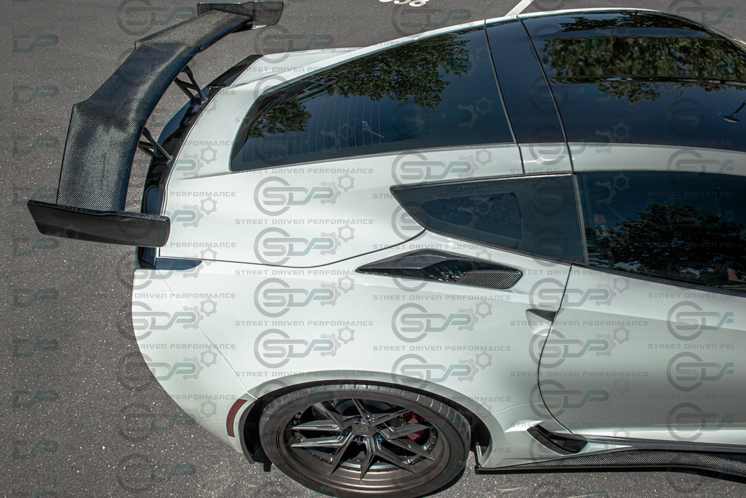 2014-2019 C7 - Corvette - Carbon Fiber Rear Quarter Panel Vents - Z06 Style